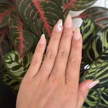 X-Nails - dip powder overlay with acrylic design + rhinestone - Nail Salons Near Me - Elk Grove, California X-Nails - dip powder overlay with acrylic design + rhinestone - Nail Salons Near Me - Elk Grove, California