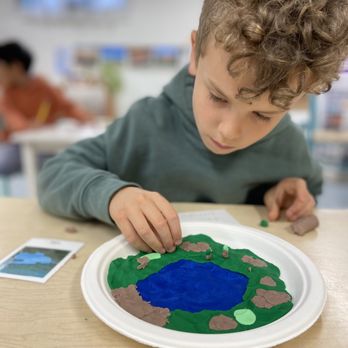 Deep Roots School - Our lower elementary classroom (K-3rd grade), is filled with opportunities to learn through hands on experiences. - Montessori Schools Near Me - Morristown, New Jersey Deep Roots School - Our lower elementary classroom (K-3rd grade), is filled with opportunities to learn through hands on experiences. - Montessori Schools Near Me - Morristown, New Jersey