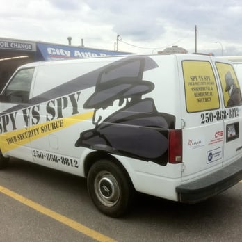 Spy vs. Spy - We have 4 service vans and 1 sales van to serve you better. - Security Systems Near Me - Kelowna, British Columbia