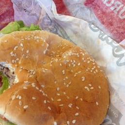 Look how the smushed the bun.