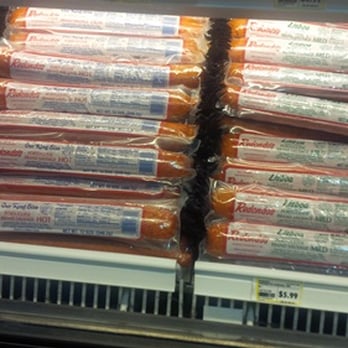 Uwajimaya - Portuguese sausage. It's $6.99 for the large one which is high but helps with my local food fix. - International Grocery Near Me - Bellevue, Washington Uwajimaya - Portuguese sausage. It's $6.99 for the large one which is high but helps with my local food fix. - International Grocery Near Me - Bellevue, Washington