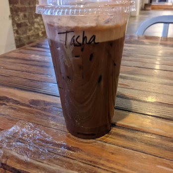 Coffee Emporium - Iced Americano, peppermint&mocha and a splash of almond milk - Coffee & Tea Near Me - Cincinnati, Ohio Coffee Emporium - Iced Americano, peppermint&mocha and a splash of almond milk - Coffee & Tea Near Me - Cincinnati, Ohio