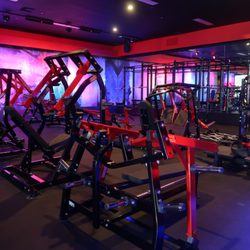Speakeasy Fitness - North Hills - Hammer Strength Machine and Squat Rack section at THE ORIGINAL Speakeasy