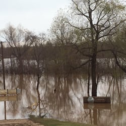 C Bickham Dickson Park - 1/16/16. Saturday. Park still closed and badly flooded from the 2nd flooding of the Red River at the end of 2015.