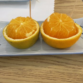 Teru Sushi - Orange to cleanse our palate after our meal! - Sushi Bars Near Me - Salt Lake City, Utah Teru Sushi - Orange to cleanse our palate after our meal! - Sushi Bars Near Me - Salt Lake City, Utah