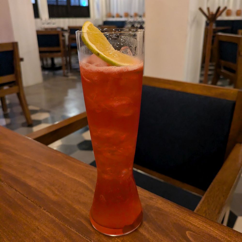 Icú - @endoedibles on Instagram 10/7/24
KATZI - Tequila Cascahuin White Tequila, Lemongrass, Pomegranate Liqueur, Raspberry, Citrus - Mexican Near Me - Puerto Vallarta, JAL Icú - @endoedibles on Instagram 10/7/24
KATZI - Tequila Cascahuin White Tequila, Lemongrass, Pomegranate Liqueur, Raspberry, Citrus - Mexican Near Me - Puerto Vallarta, JAL