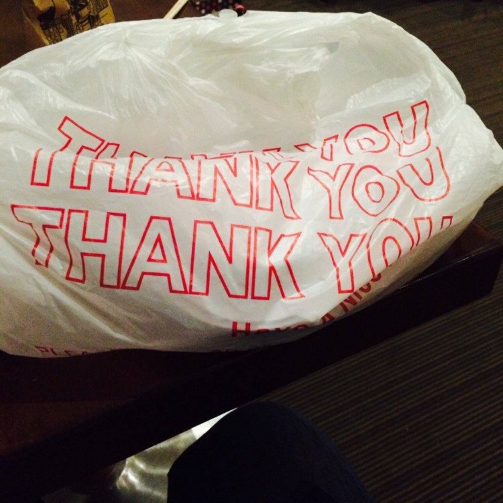 Water's Edge Grill - For the cost of this meal you would think we would get a bag with a handle. - New American Near Me - Cambridge, Maryland Water's Edge Grill - For the cost of this meal you would think we would get a bag with a handle. - New American Near Me - Cambridge, Maryland