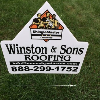 Winston & Sons Home Improvement - a sign for a roofing company - Roofing Near Me - Troy, Michigan Winston & Sons Home Improvement - a sign for a roofing company - Roofing Near Me - Troy, Michigan