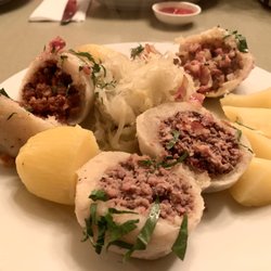 Gasthaus Berger - Haschee, Speck und Grammel Knödel