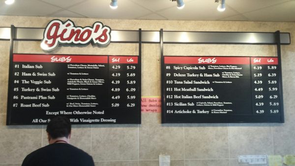 Menu photo 4 Gino's Italian Deli Madison, WI Menu photo 4 Gino's Italian Deli Madison, WI