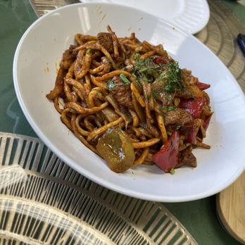 Caravan Restaurant - Stir Fried-Boso Lagman - Uzbek Near Me - Bolingbrook, Illinois