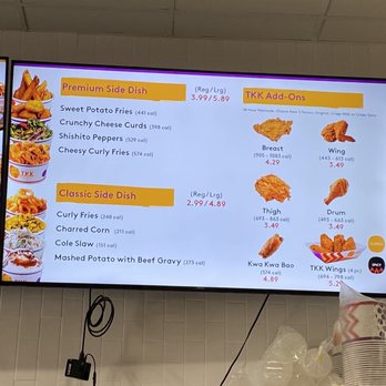 TKK Fried Chicken - Menu - Bubble Tea Near Me - Laurel, Maryland