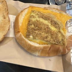 Ostara Coffee - Egg & cheese on croissant