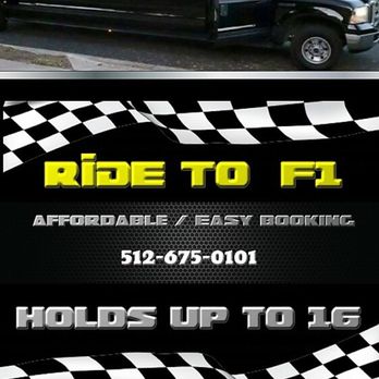 Aurora Lights Limos and Transport - Rides to Formula one - F1 book now 512-675-0101 - Limos Near Me