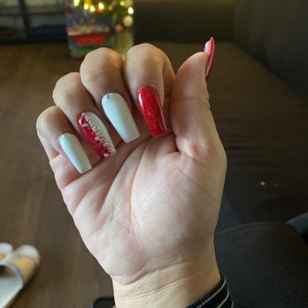 J & V Nail Design - My xmas design from Ivy - Nail Salons Near Me - Lemon Grove, California