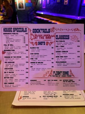 Menu photo 1 Bar Publica Portland, ME