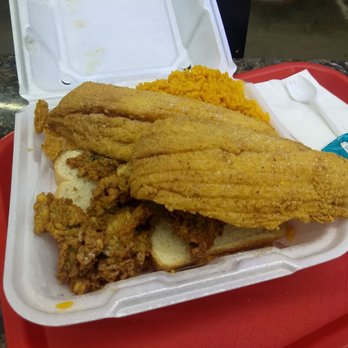 Fish & More Restaurant - Combo 1, catfish and oysters - Seafood Near Me - West Palm Beach, Florida Fish & More Restaurant - Combo 1, catfish and oysters - Seafood Near Me - West Palm Beach, Florida