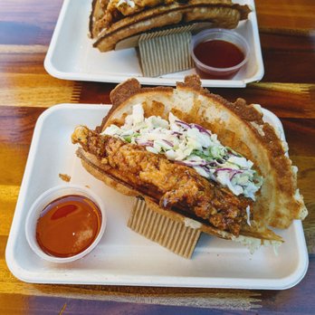 Bruxie - Chicken Waffle Sandwiches - Sandwiches Near Me - Orange, California