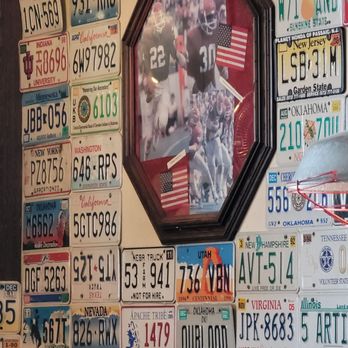 Earl's Rib Palace - a wall of license plates - Barbeque Near Me - Oklahoma City, Oklahoma