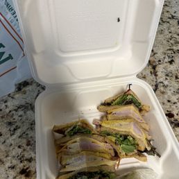 Opened my food to find a bug in the container... Opened my food to find a bug in the container...