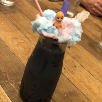 Susuru - Sailor Luna. Lavender milk tea infused with charcoal! - Izakaya Near Me - Orlando, Florida Susuru - Sailor Luna. Lavender milk tea infused with charcoal! - Izakaya Near Me - Orlando, Florida