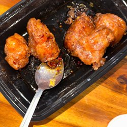 RiceUp Asian Kitchen - General Tso's hard crust and dry