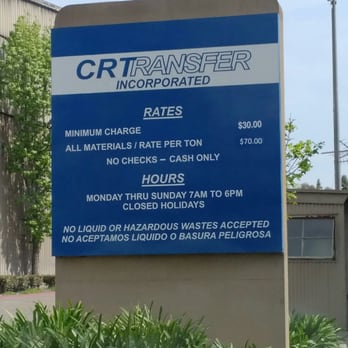 CR&R Waste Services - Hours of operation. Cash only! - Utilities Near Me - Stanton, California CR&R Waste Services - Hours of operation. Cash only! - Utilities Near Me - Stanton, California