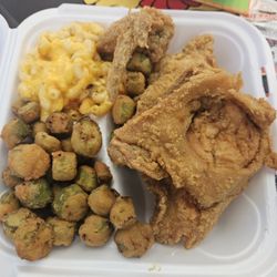 Big Chic King - 3 mixed with okra and mac.
