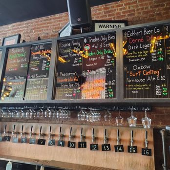 Harlem Hops - The menu for the sixteen taps - Beer Bar Near Me - New York, New York