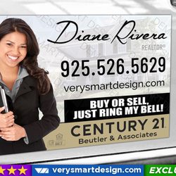 Very Smart Design - Car magnet design 6, colors and all elements fully customized for free!