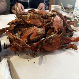 Large blue crabs Large blue crabs
