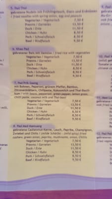 Menu photo 5 Sai Nam Freihung, BY