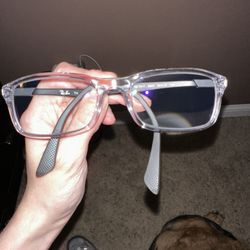 Associated Eye Care - Sorry I had to take new glasses off so I don't want to show you my face. You can see blue filters and anti-glared in them! :)