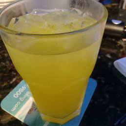 Double vodka,  soda, splash of oj
