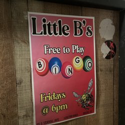Little B's - Bingo Fridays....wooooop woooop