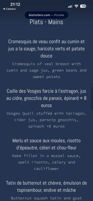 Menu photo 4 Bistrotters Paris, 75 Menu photo 4 Bistrotters Paris, 75