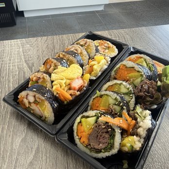 Hanstedt Delicatessen - korean kimbap beef and spicy squid - Delis Near Me - Plainview, New York Hanstedt Delicatessen - korean kimbap beef and spicy squid - Delis Near Me - Plainview, New York