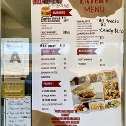 Let’s Eat Eatery - Menu