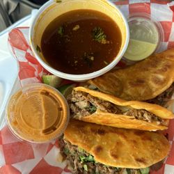 La Reina Taqueria Y Torteria - Quesabirrias full order on second visit.