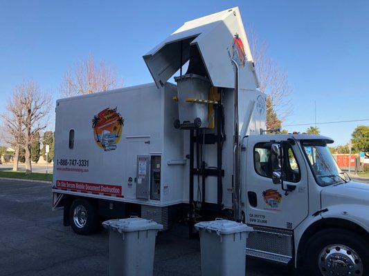 Residential On Site Shredding - Our technicians will shred at your home or home office. We do all the heavy lifting and shred in front of you before leaving. You will receive a certificate of destruction and witness the whole process. Residential On Site Shredding - Our technicians will shred at your home or home office. We do all the heavy lifting and shred in front of you before leaving. You will receive a certificate of destruction and witness the whole process.