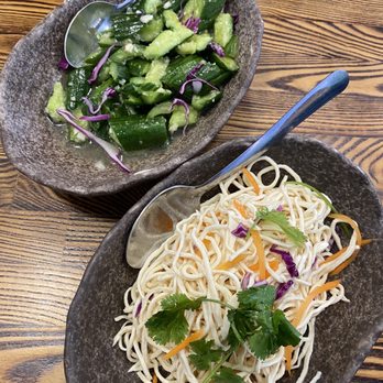 Dumpling Home - Fresh Cucumber in Garlic Sauce and Soybean Noodle Salad - Dim Sum Near Me - San Francisco, California Dumpling Home - Fresh Cucumber in Garlic Sauce and Soybean Noodle Salad - Dim Sum Near Me - San Francisco, California