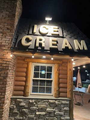 Log Cabin Ice Cream by null
