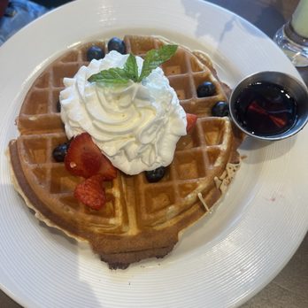 Hash Kitchen - French berry waffles - New American Near Me - Gilbert, Arizona
