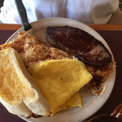 Brianna's Cafe - Steak and egg.