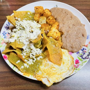 Taqueria Perlas - Chilaquiles verde - Tacos Near Me - Cleveland, Texas Taqueria Perlas - Chilaquiles verde - Tacos Near Me - Cleveland, Texas