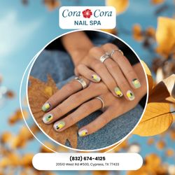 Cora Cora Nail Spa - Warm hues and gentle shimmer are perfect for sweater weather. Style your nails this fall. Reserve now