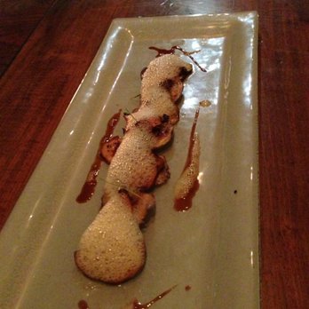 O Ya - Grilled Chanterelle & Shiitake Mushroom Sashimi - rosemary garlic oil, sesame froth, soy - Japanese Near Me - Boston, Massachusetts O Ya - Grilled Chanterelle & Shiitake Mushroom Sashimi - rosemary garlic oil, sesame froth, soy - Japanese Near Me - Boston, Massachusetts