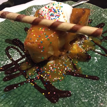 Thai Coriander - Fried Icecream with caramel sauce! - Thai Near Me - Canley Vale, NSW
