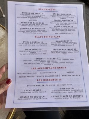 Menu photo 3 Bar Tabac Brooklyn, NY