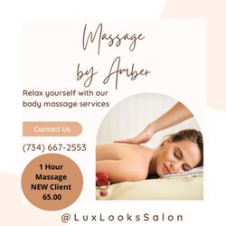 Lux Looks Salon - Now offering Massages!